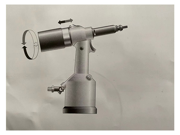 鉚螺母槍如何調節行程？